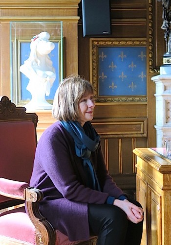 Posy Simmonds at City Hall Angoulême.