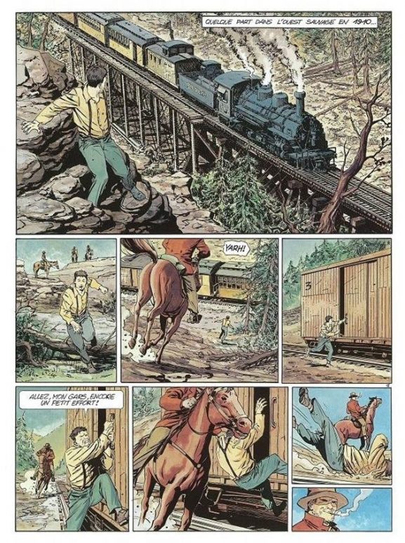 'La branche Lincoln,' illustrated by Piotr Kowalski (Le Lombard 2006).