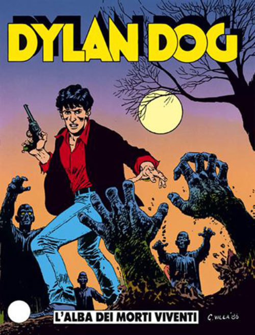 The first issue of the supernatural series "Dylan Dog" (© Sergio Bonelli Editore, 1986).