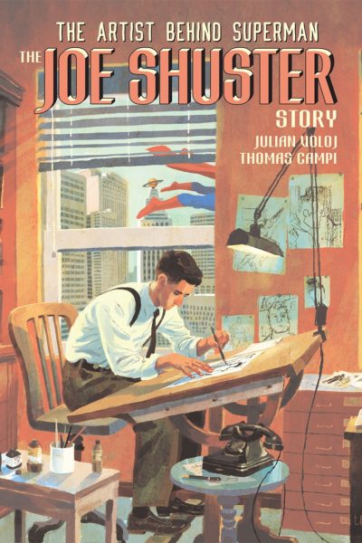 "The Joe Shuster Story," by Campi and Voloj © Super Genius (BAO Publishing for Italian edition).
