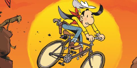 Lucky Luke Sports Bicycle Comics Graphic Novel Euopean BD