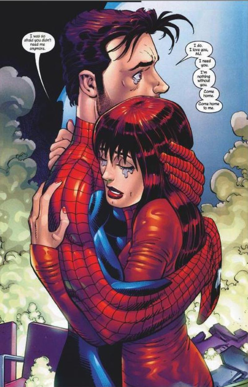 spiderman mj marvel comics