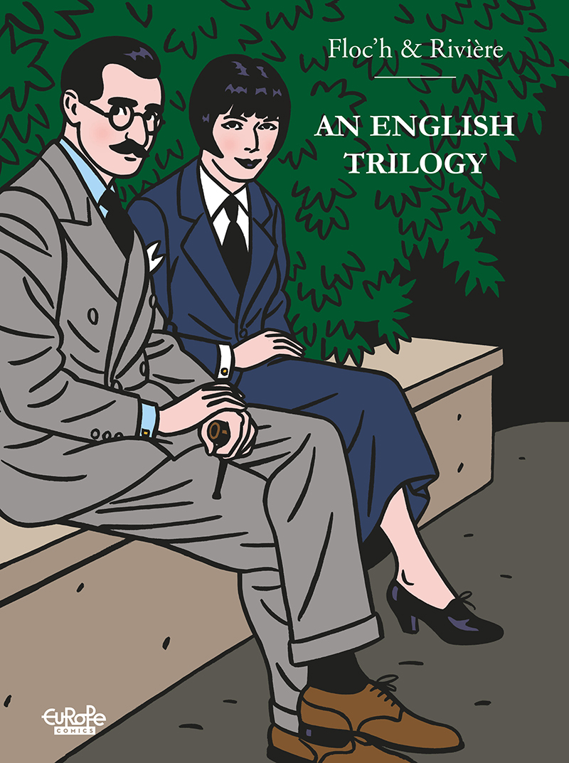 An English Trilogy comics comicbook cover by Floc'h and Riviére