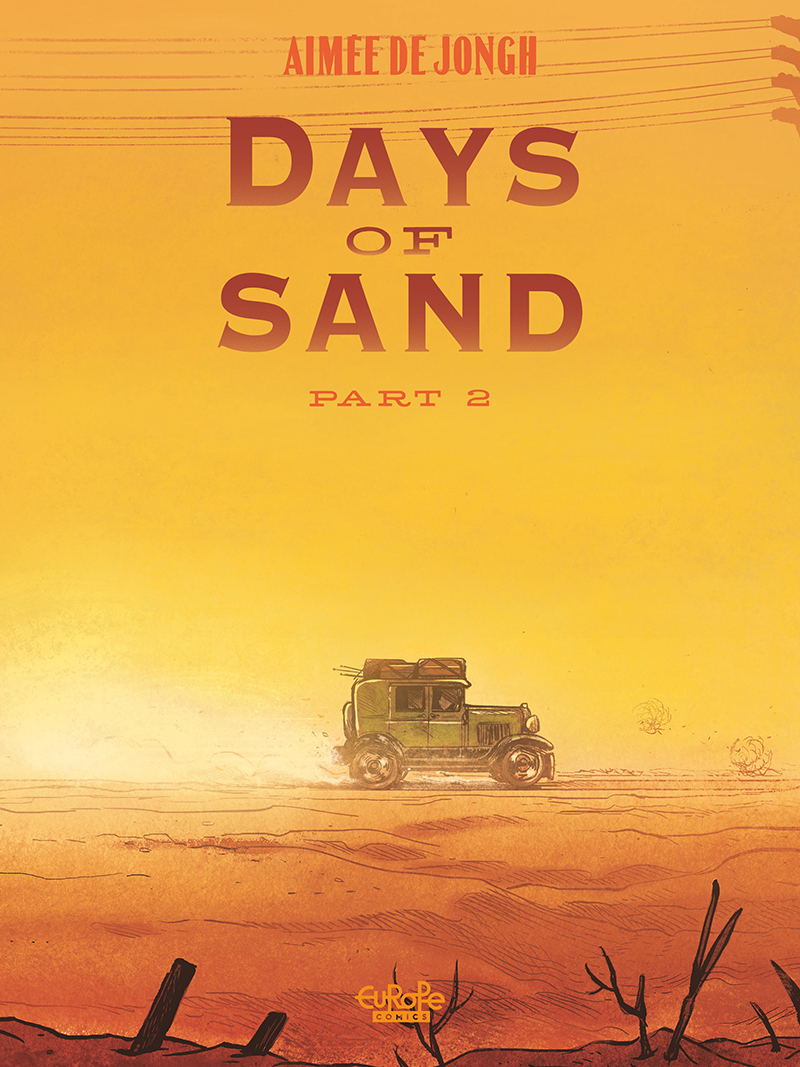 Days of Sand Part 2 Cover by Creator Comics Artist Aimée de Jongh