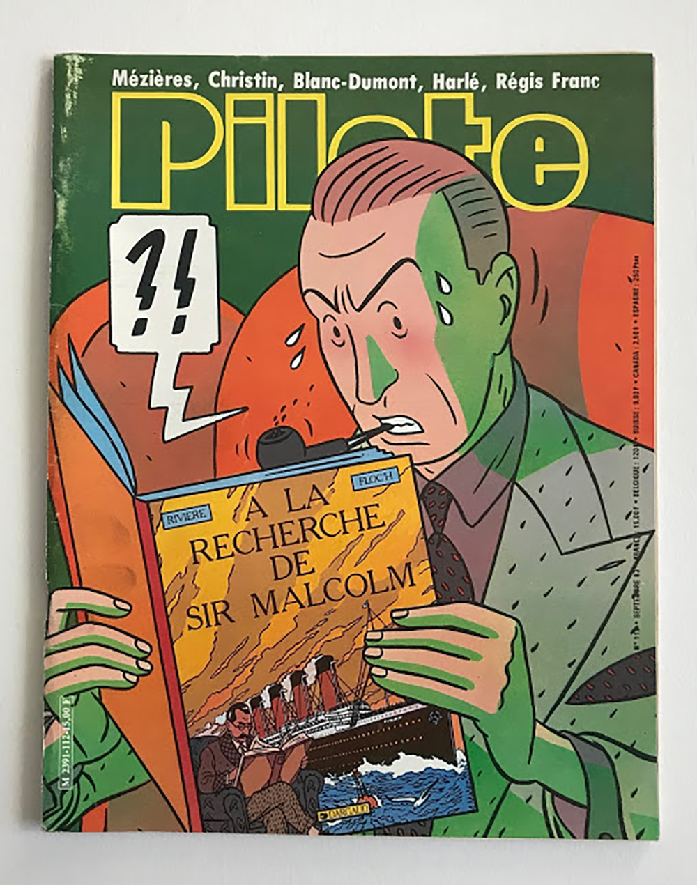 Pilote Magazine Cover Floc'h Albany and Sturgess