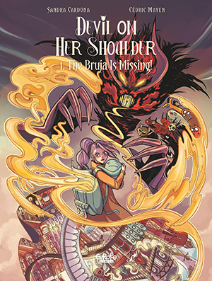Devil on Her SHoulder Comic book cover Comics Graphic Novel