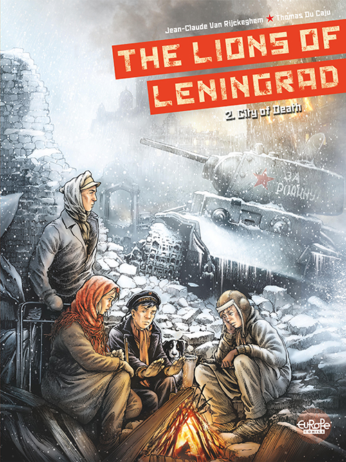 The Lions of Leningrad European Comics Cover Graphic Novel