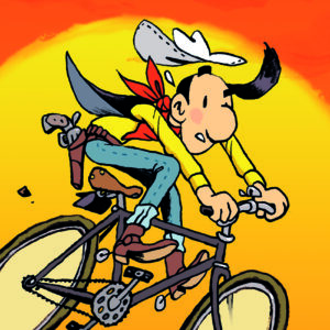 Lucky Luke Saddles Up Mawil European Comics Comc book Graphic novel