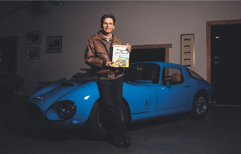 Marcel Sylvand in front of the Vaillante Le Mans GT