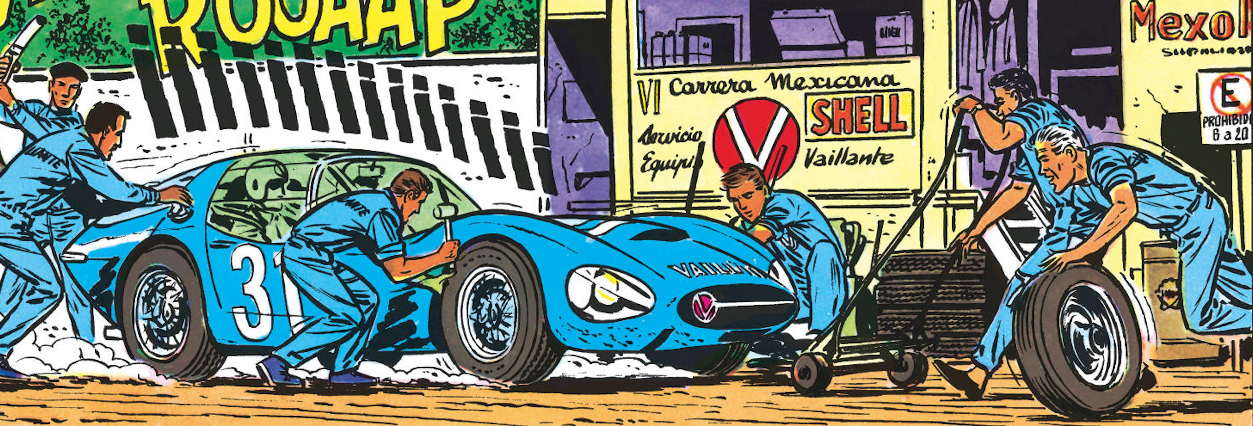 Driving off the Page: The Vaillante Le Mans GT ~ Europe Comics